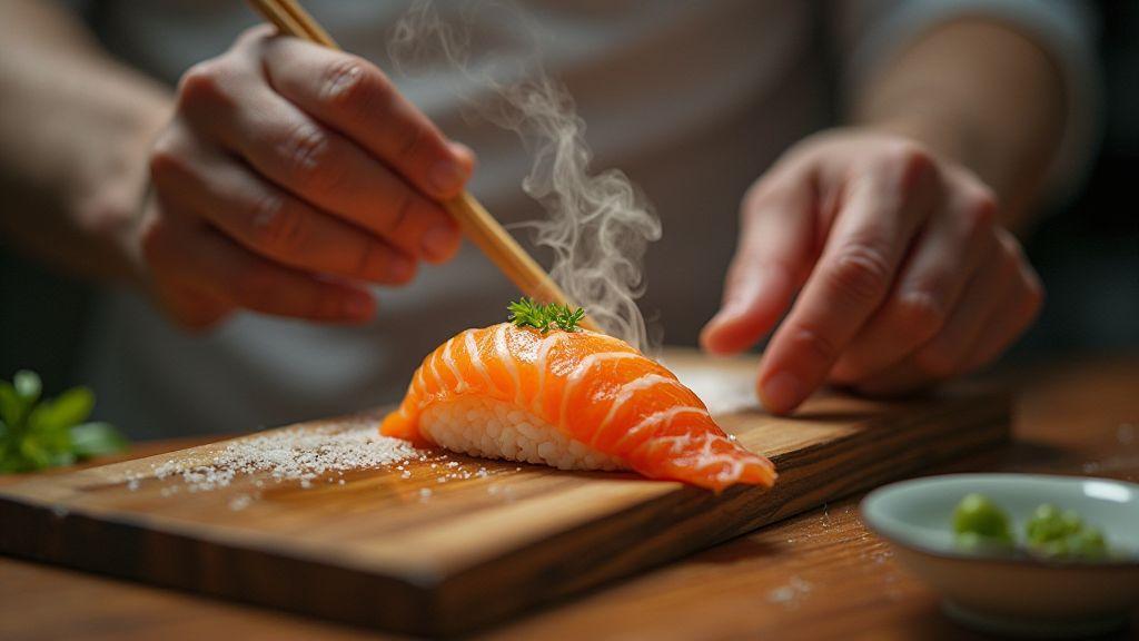 Técnicas para selar o peixe: como selar sushi com maçarico